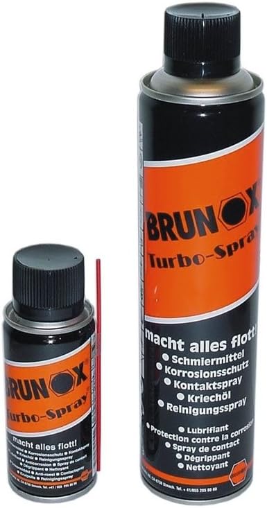 Brunox bicycle care oil turbo spray, 100 ml chain oil cleaner, FA 10TS