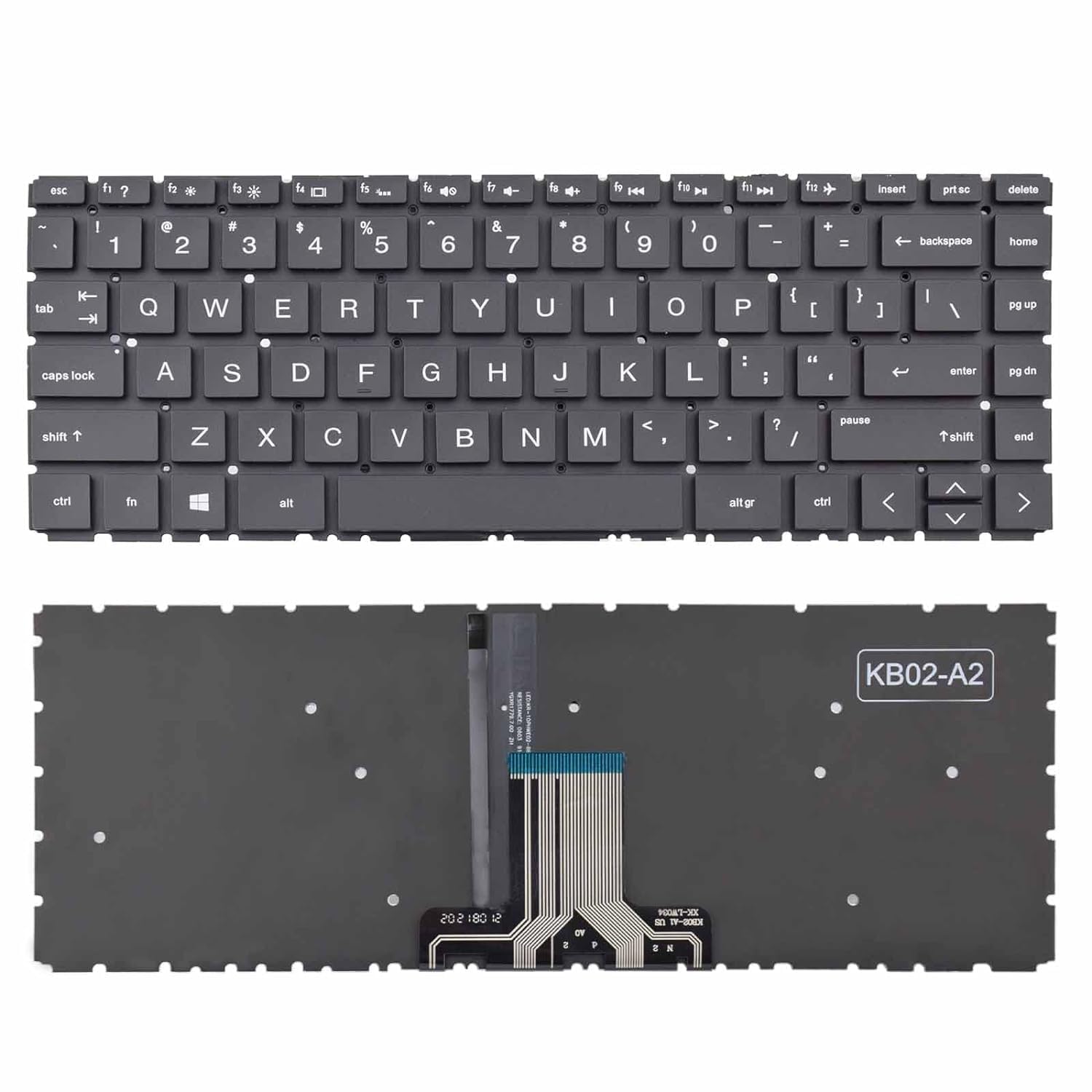 WISTAR Laptop Keyboard for HP 14-CK 14-CD 14-cm 14-CS 14-DG 14-DQ 14s-DQ 14-FQ 14s-FQ 240 G7 245 G7 246 G7 240 G8,Pavilion X360 14-CD 14-DH 14M-CD Backlight Series