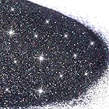 500g Glitter Paint Additive Silver Holographic Glitter Paint Additive Silver Holographic Metallic Sparkling Powder Mix with Acrylic for Interior Exterior Wall Ceiling Wood(Black)