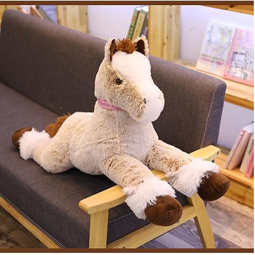 Miniatura 3 de Caballo gigante de peluche, juguete de peluche lindo, 47 pulgadas para niñas y niños (ma 120cm)