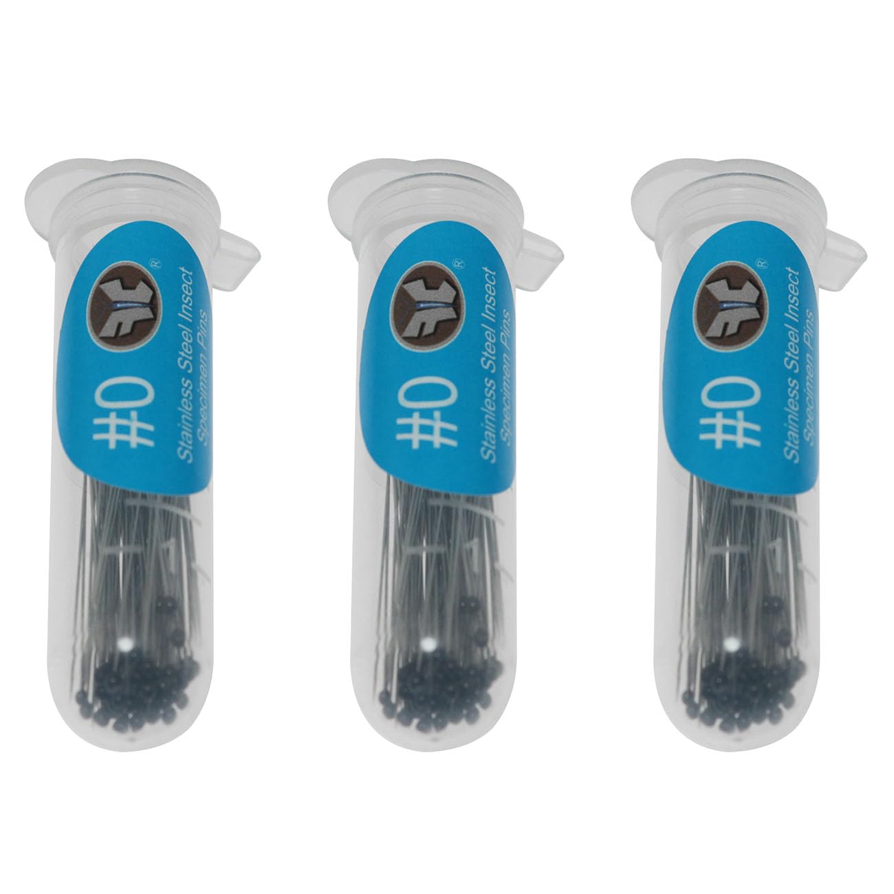 SQXBK 300PCS Stainless Steel Specimen Pins Entomology Pins Insect Pins for Dissection Butterfly Collections