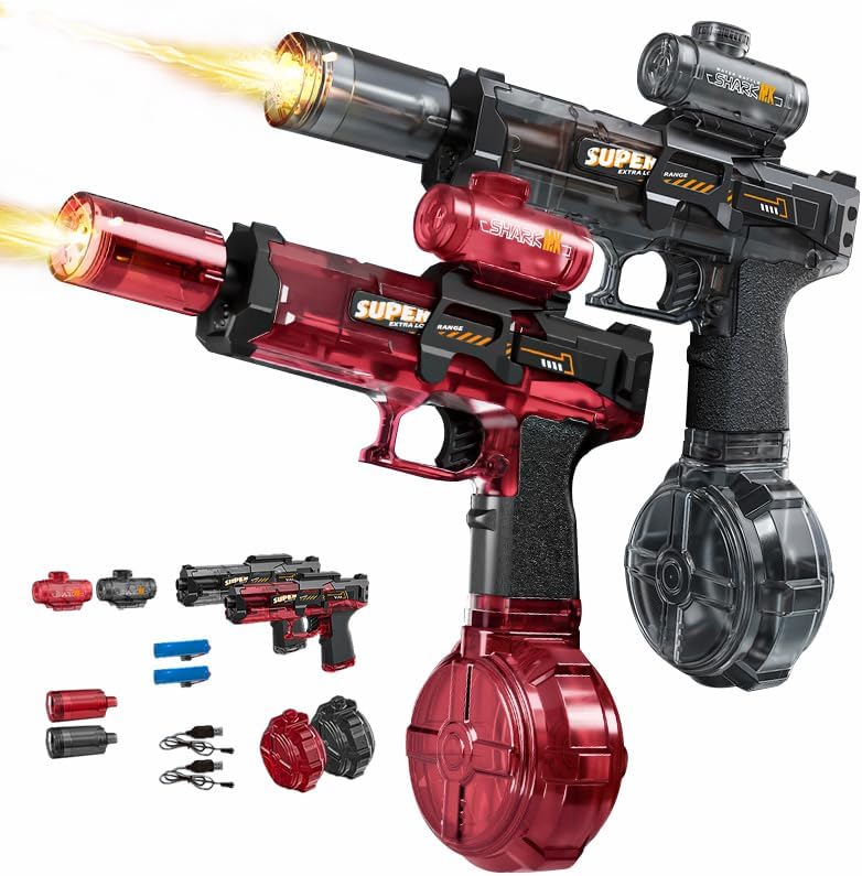 Electric Water Gun with 26ft range, 500ml capacity