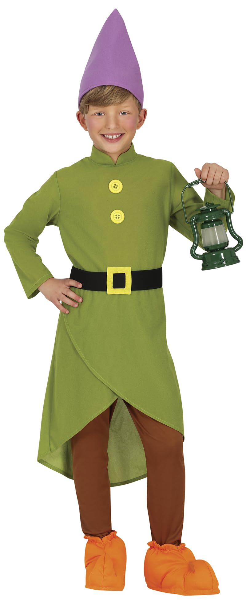 FIESTAS GUIRCA Fairy Tale Dwarf Boys Fancy Dress Costume - Forest Gnome Kids Fancy Dress Costumes Boys 10-12 years