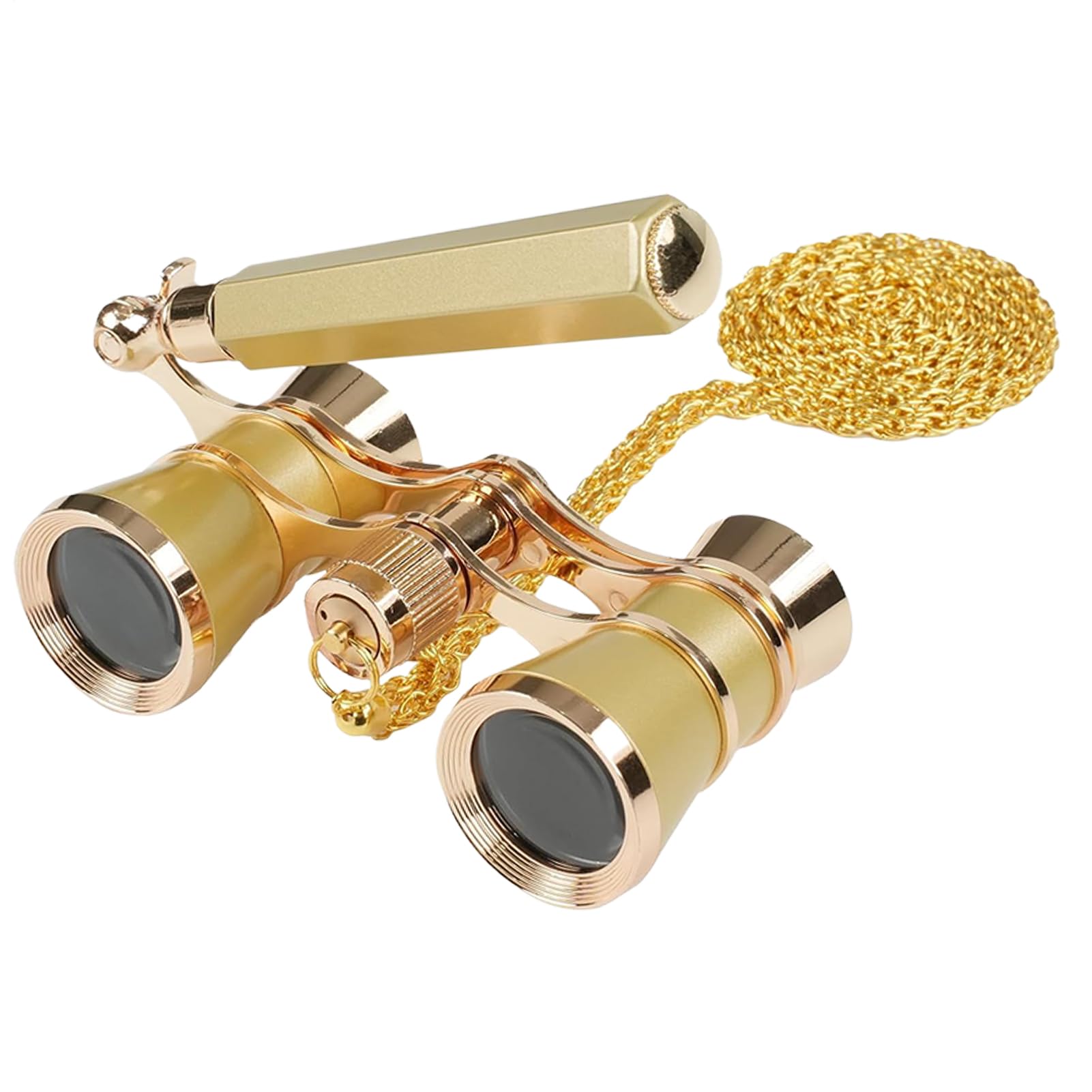 Occhiali da teatrale vintage - Binocolo ad ingrandimento ad alta potenza 10x25 con elegante costruzione in Design pieghevole compatto incluso di velluto di lusso