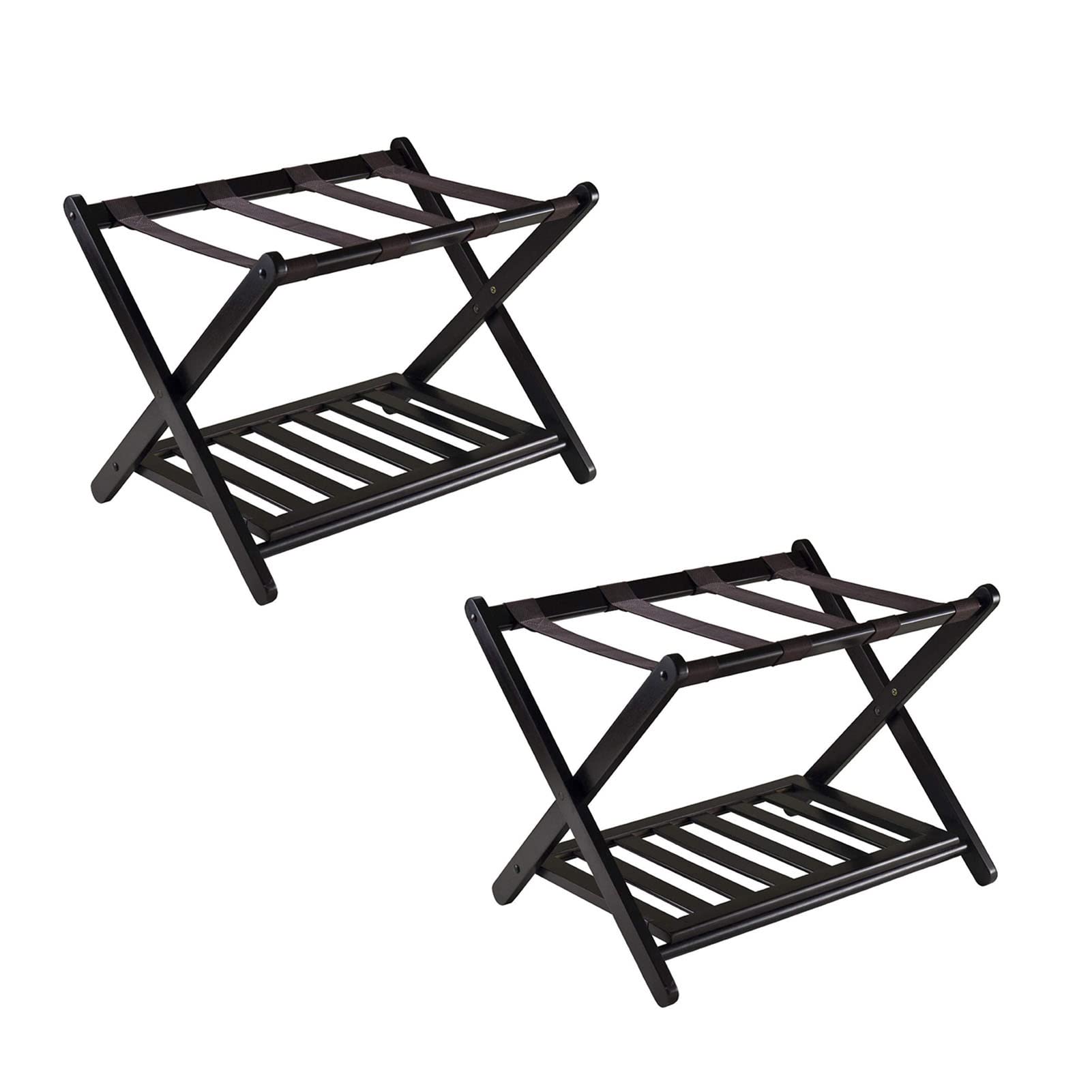 Porte-valise en bambou pliable pour éviter le mal de dos et ranger les chaussures
