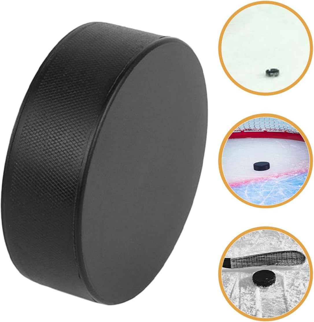 Milisten 3pcs Hockey Training Supplies Lightweight Ice Puck Classic Puck Hockey Pucks Practicing Puck Hockey Balls Ice Hockey Game Puck Sports Hockey Part Training Ball Indoor Fitness