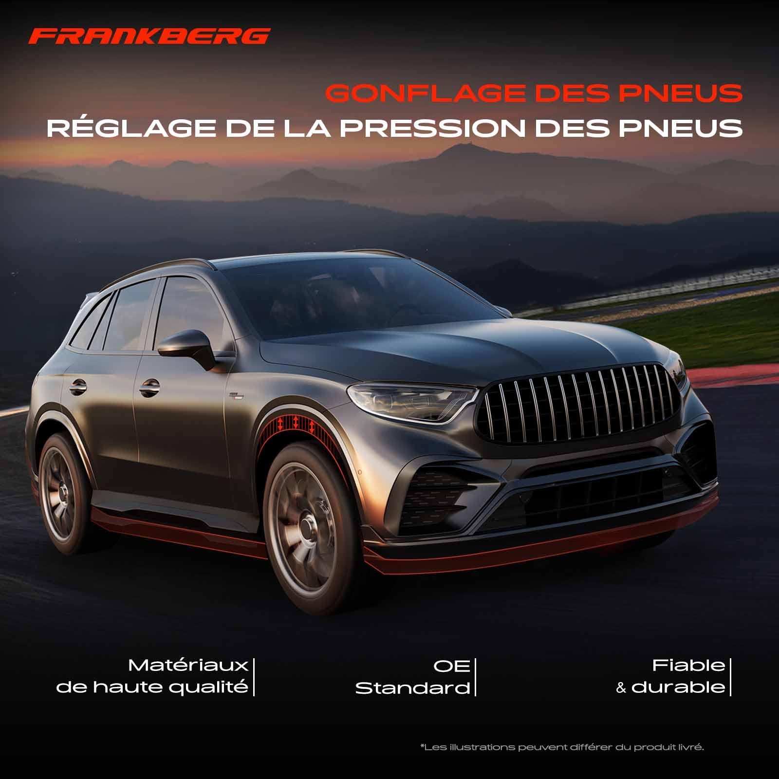 Frankberg Contrôle du niveau du compresseur de suspension pneumatique | LR061663; Compatible avec: Discovery III L319, R.a.n.g.e R.o.v.e.r Sport L320, Découverte IV L319