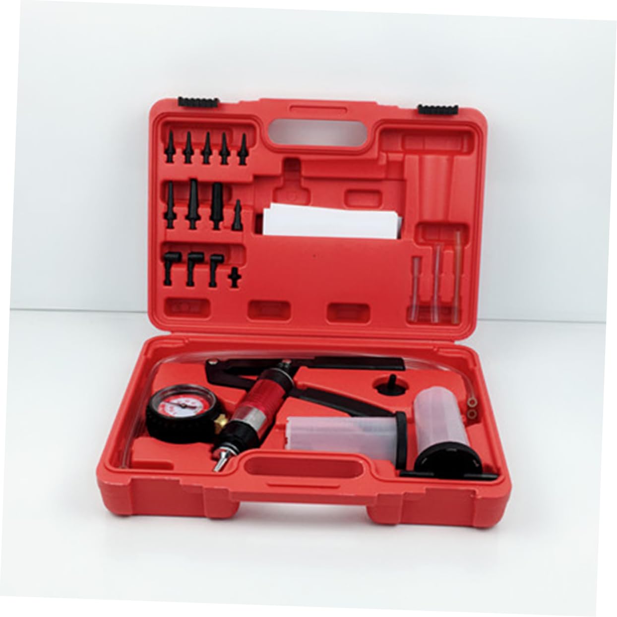 ULTECHNOVO Kit de Bomba de Vacío Manual para Sangrado de Extractor Adaptadores Herramienta Vacío para Vehículos