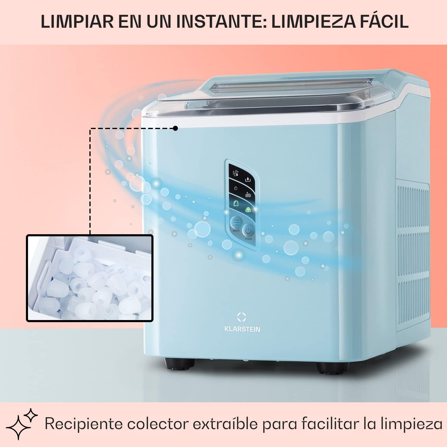 Klarstein Albaron Ice Maker cleaning process