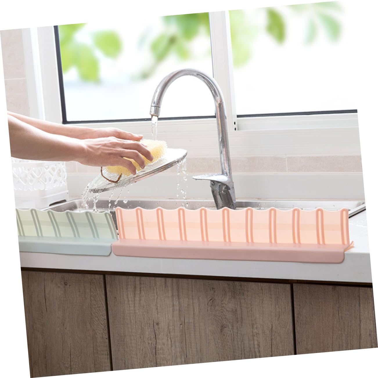 PRETYZOOM 3stücke Silikon Wasserabweiser Für Spüle Spritzschutz Und Wasserschutz Für Küche Und Badezimmer Effektiver Schutz Vor Spritzern Und Wasseransammlungen