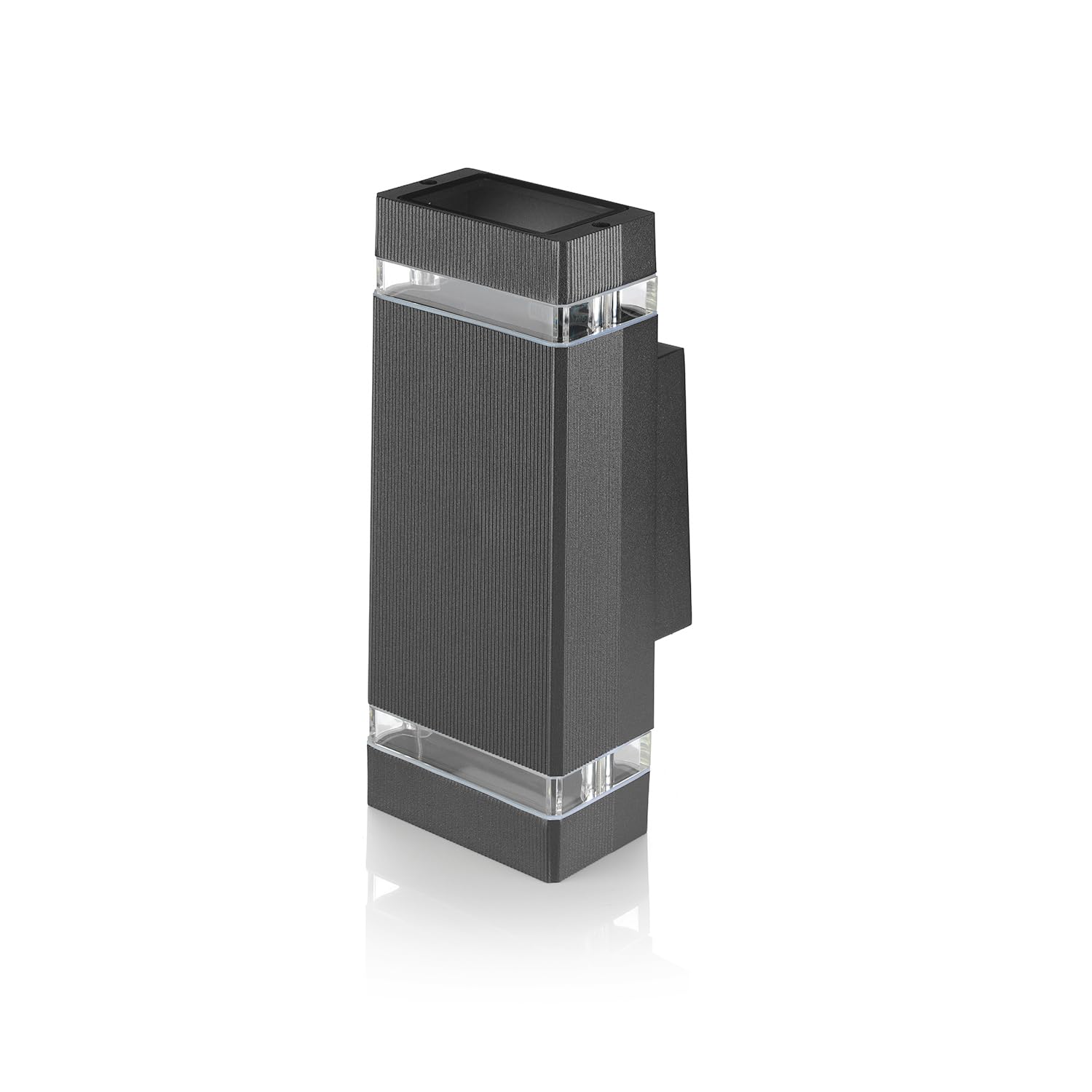 Auraglow Anthracite Indoor/Outdoor Double Up & Down Wall Light (Fitting Only, )