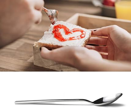 I Love You So Matcha Spoon Engraved Stainless Steel Funny Tea Spoon for Matcha Lover, Girlfriend,Wife,Husband,Boyfriend - Perfect Birthday,Valentine,Christmas Gifts