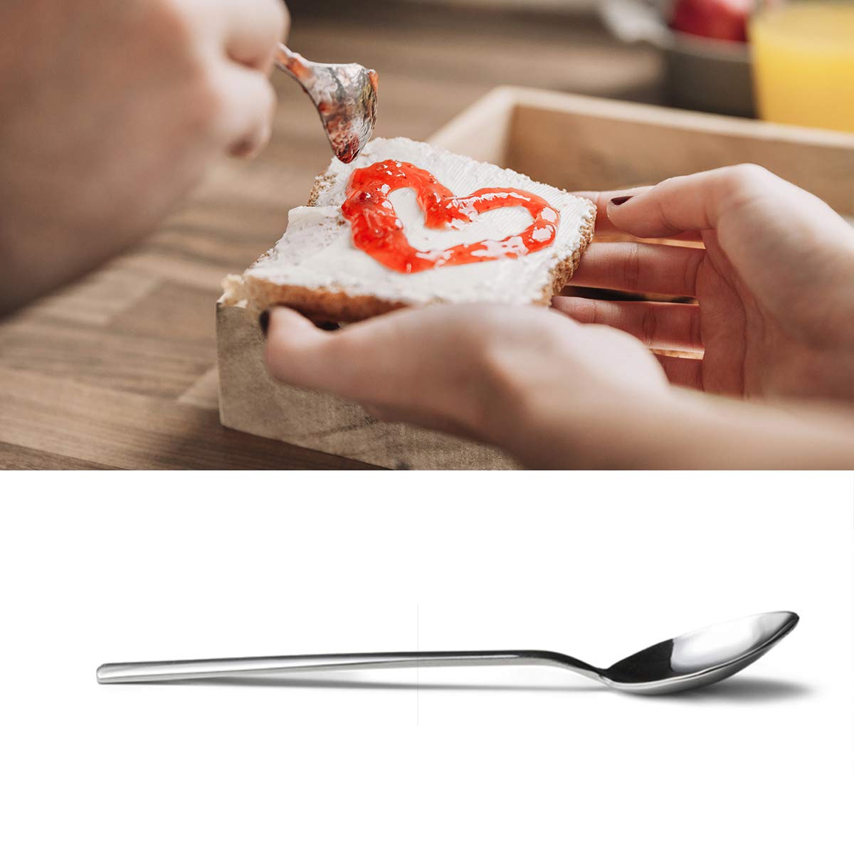 Cucchiaio Inciso 'Ice Cream Makes Everything Better' - Regalo Divertente Per Amanti Del Gelato In Acciaio Inox