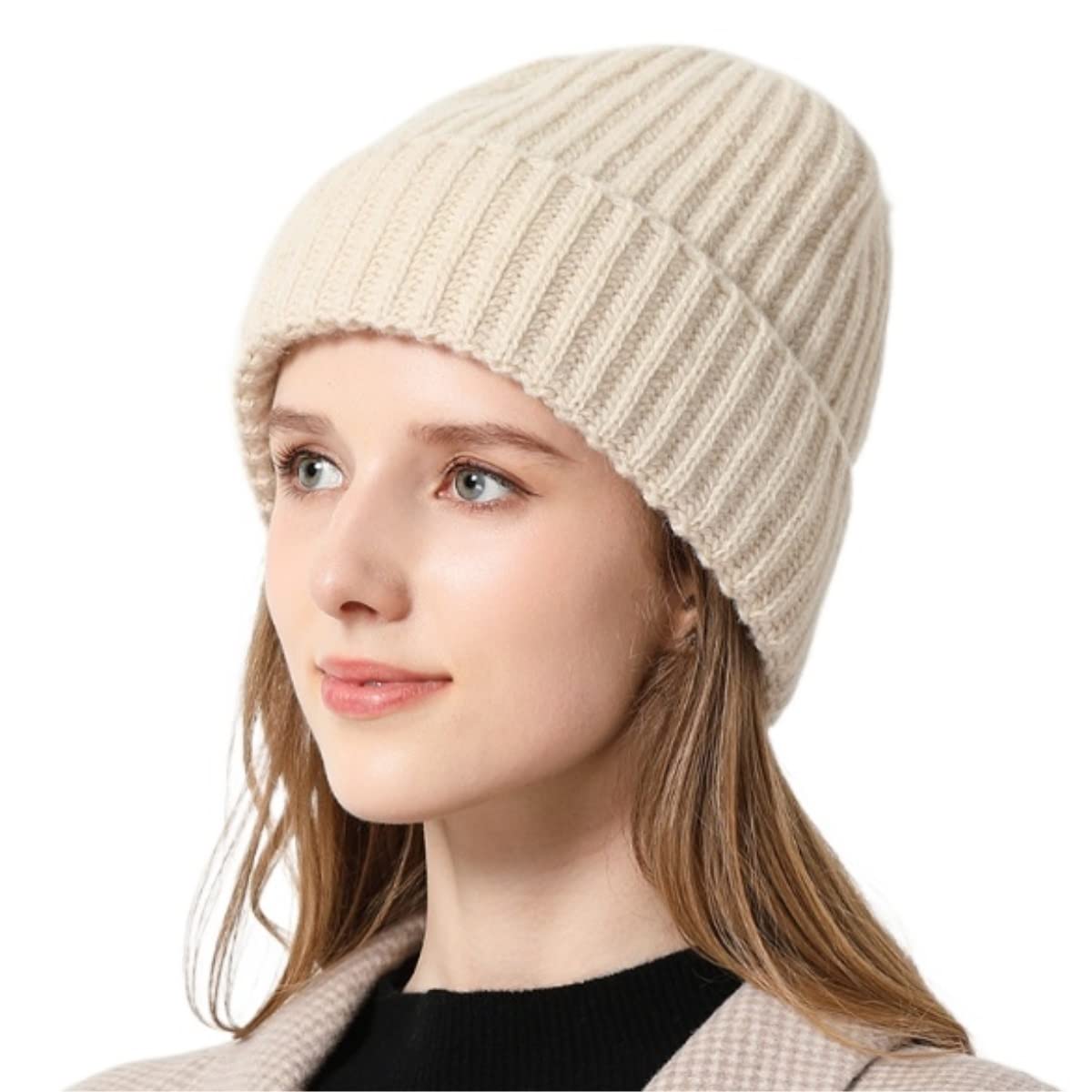 Czapka Ciepłe Czapki Zimowe Czapki Beanie Dla Kobiet Zimowe Ciepłe Czapki Z Dzianiny, Trend W Modzie Klasyczna Czapka Z Mankietami Czapki Zimowe
