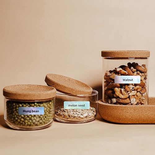 Miniatura 36 de Phomemo Labels D30 - Cinta de etiquetas autoadhesivas, etiquetas maestras de impresión en negro sobre blanco, papel térmico autoadhesivo, 160