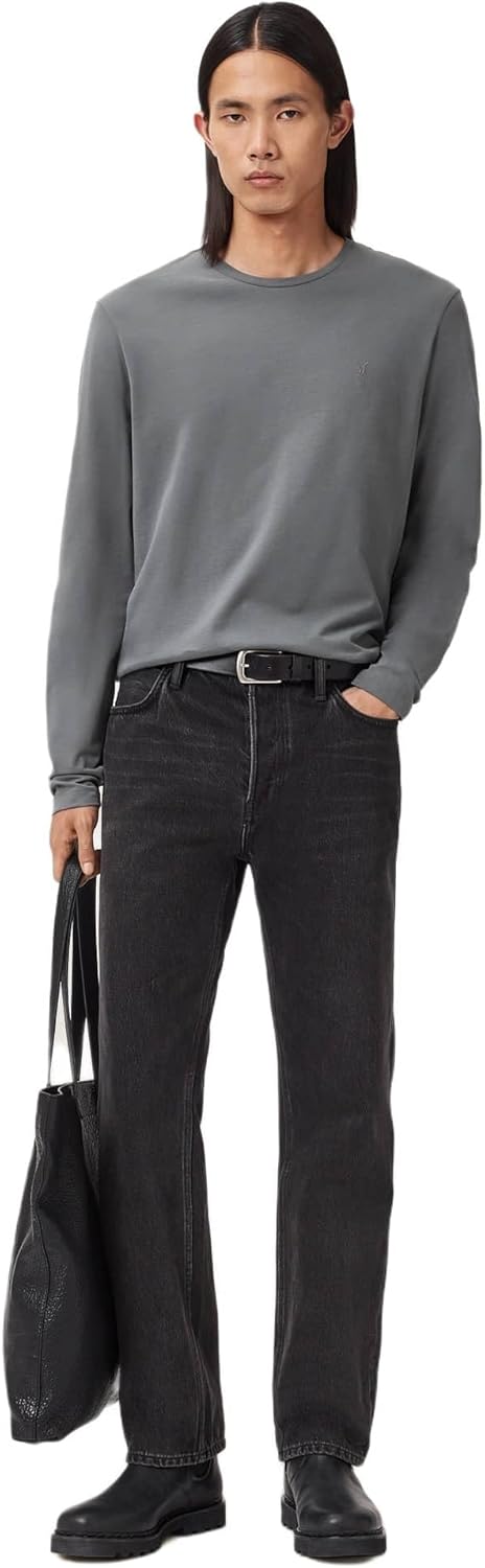 Allsaints Mens Brace Ls Crew - Image 7
