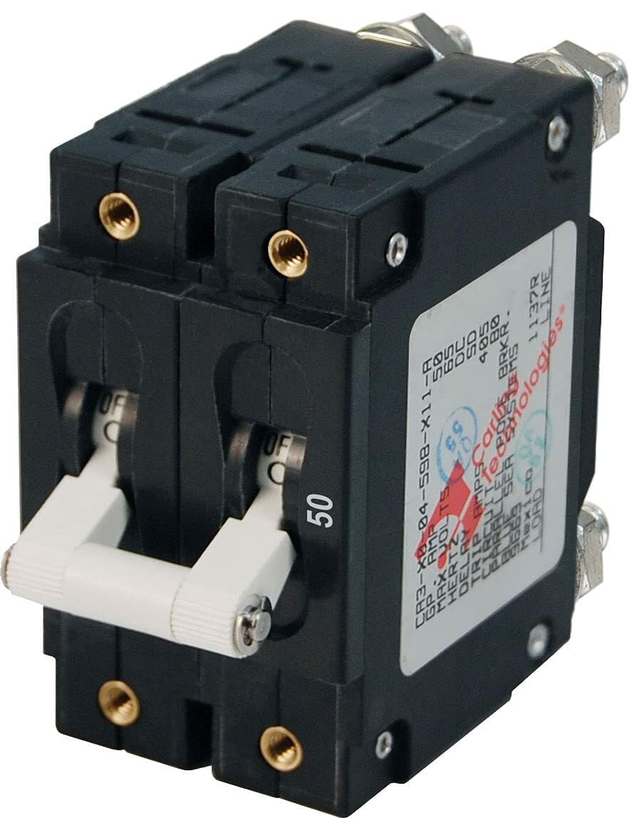 Blue Sea 7251 C-Series Double Pole Circuit Breaker - 50A