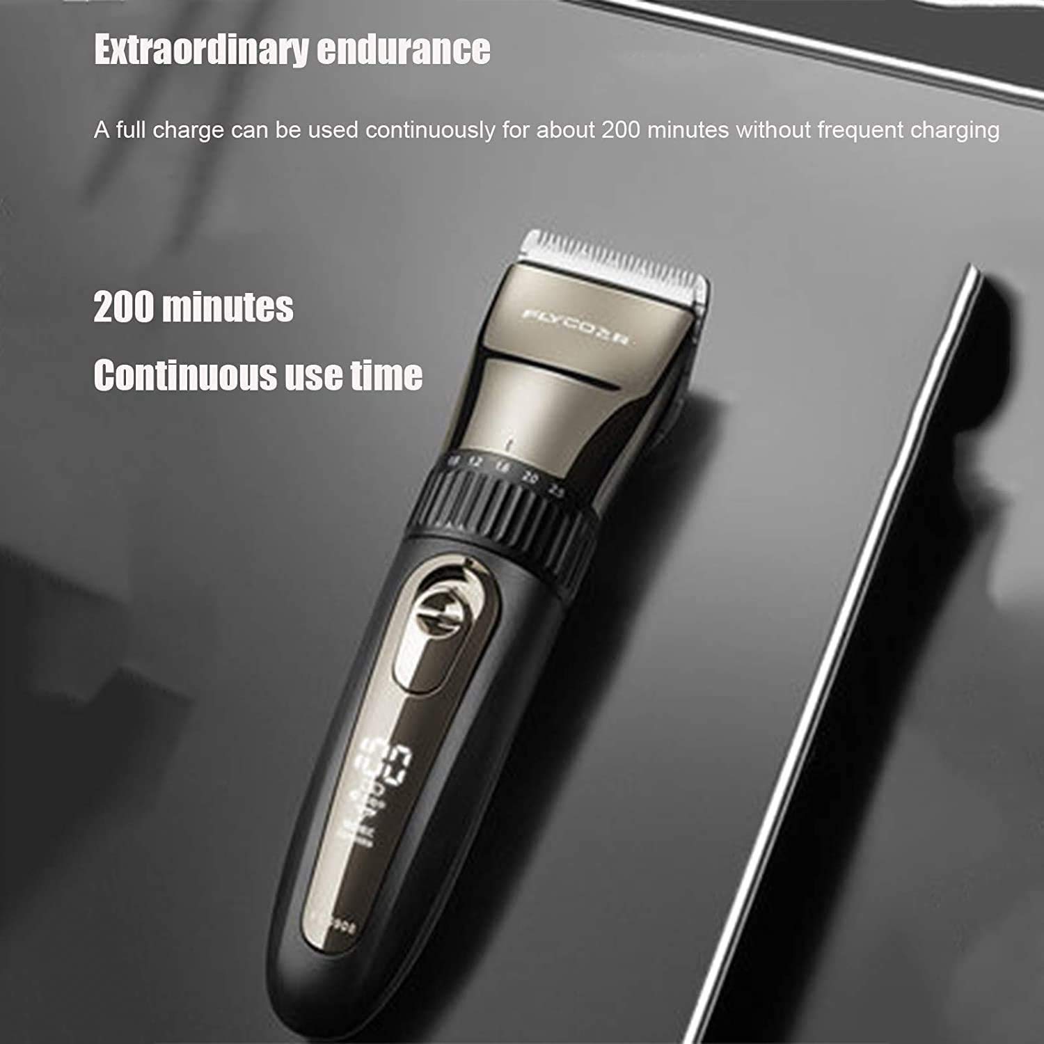 Capelli professionali - Capelli professionali - Capelli ricaricabili Trimmer Birdless Kit taglio di capelli con lame impermeabili in ceramica, regolabile a 2 velocità, per gli uomini Stilisti Bar