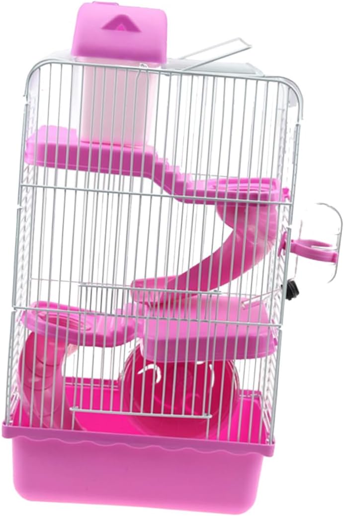 Hamster House Luxury Villa Cage Pet Cage Small Animal Habitat Fun Slide