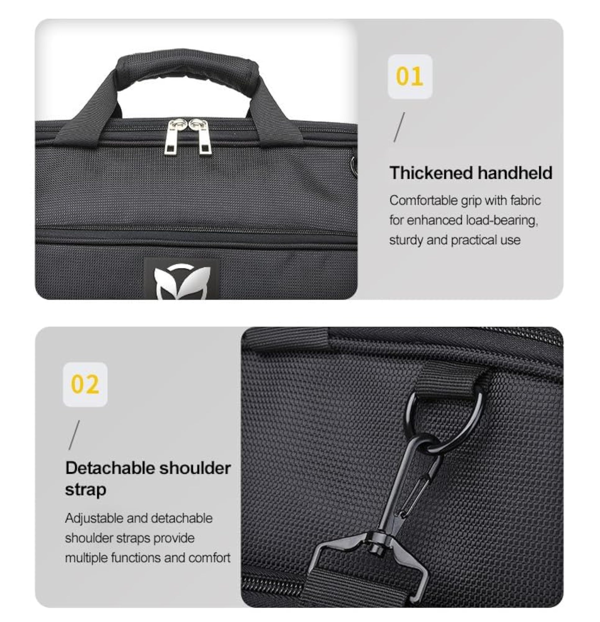 Large Carry On Garment Bag with Strap for Travel