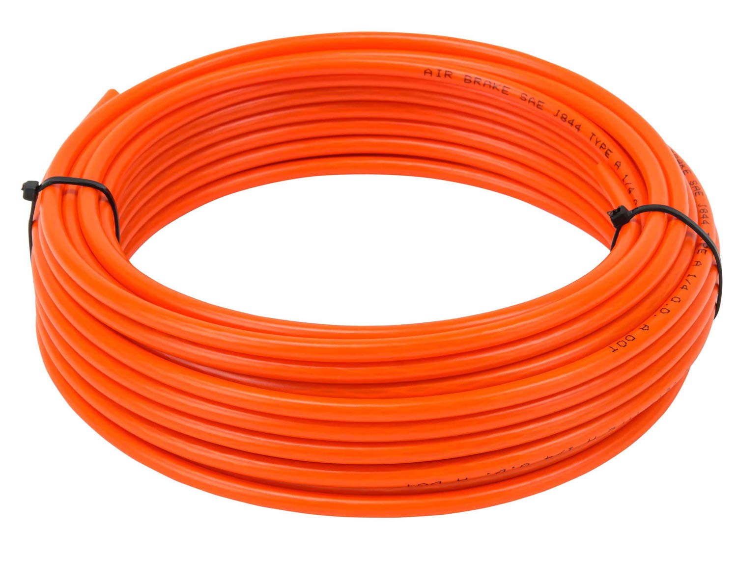 Mytee Products 1/2" OD x 100' Orange SAE J844 Nylon Air Brake Tubing DOT Approved | Pneumatic Nylon Air Line Hose for Air Brake System