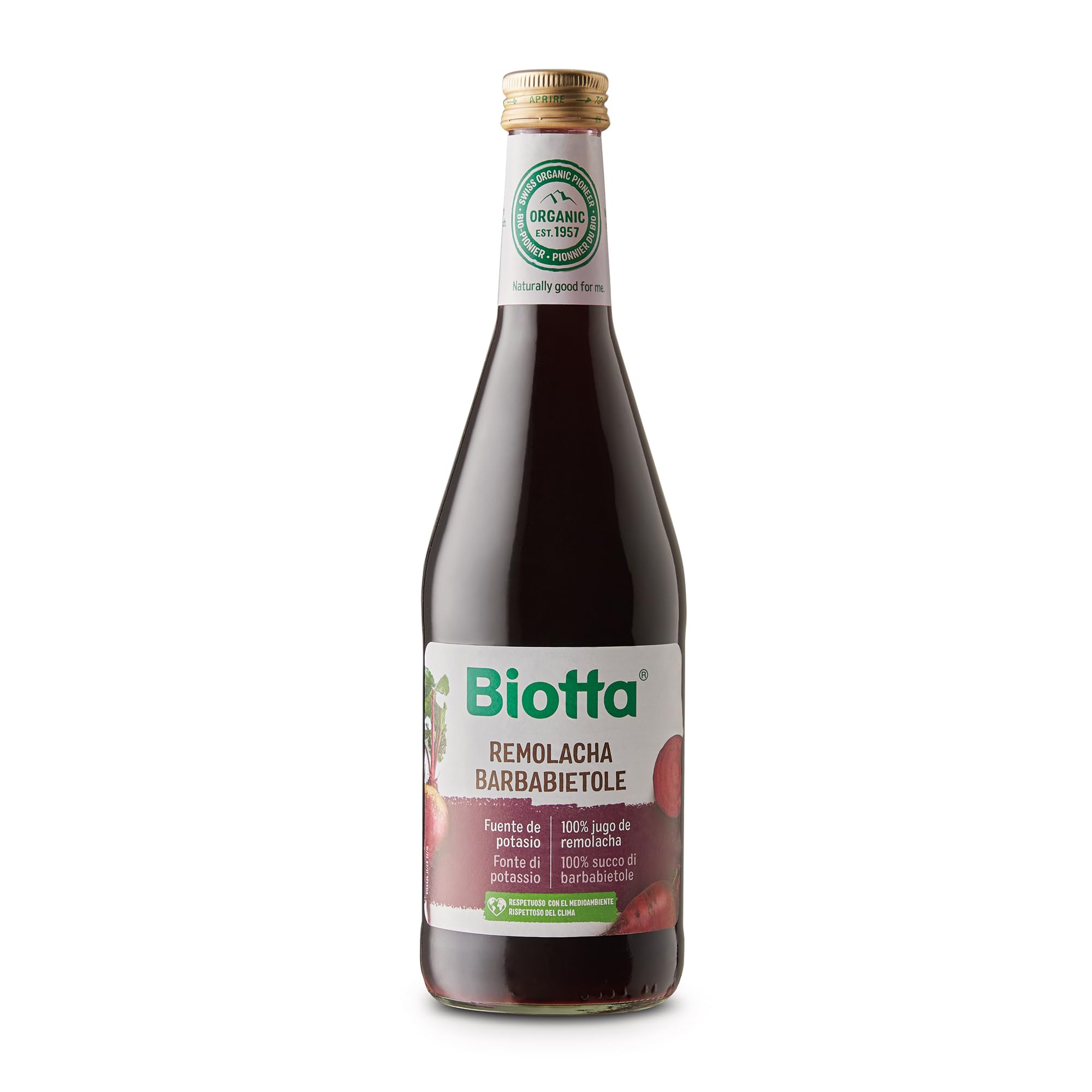 Biotta Jugo de Remolacha Puro 100% BIO 500 ml