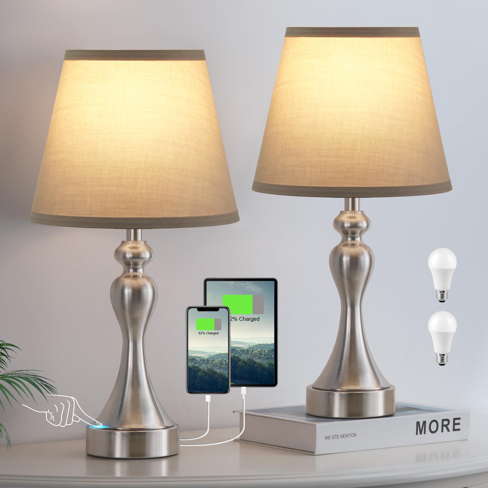 Seealle Touch Metal Table Lamps