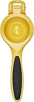 OXO Good Grips Citrus Squeezer: Die-Cast Aluminum Manual Juicer for Lemons & Limes, Strains Pulp & Seeds
