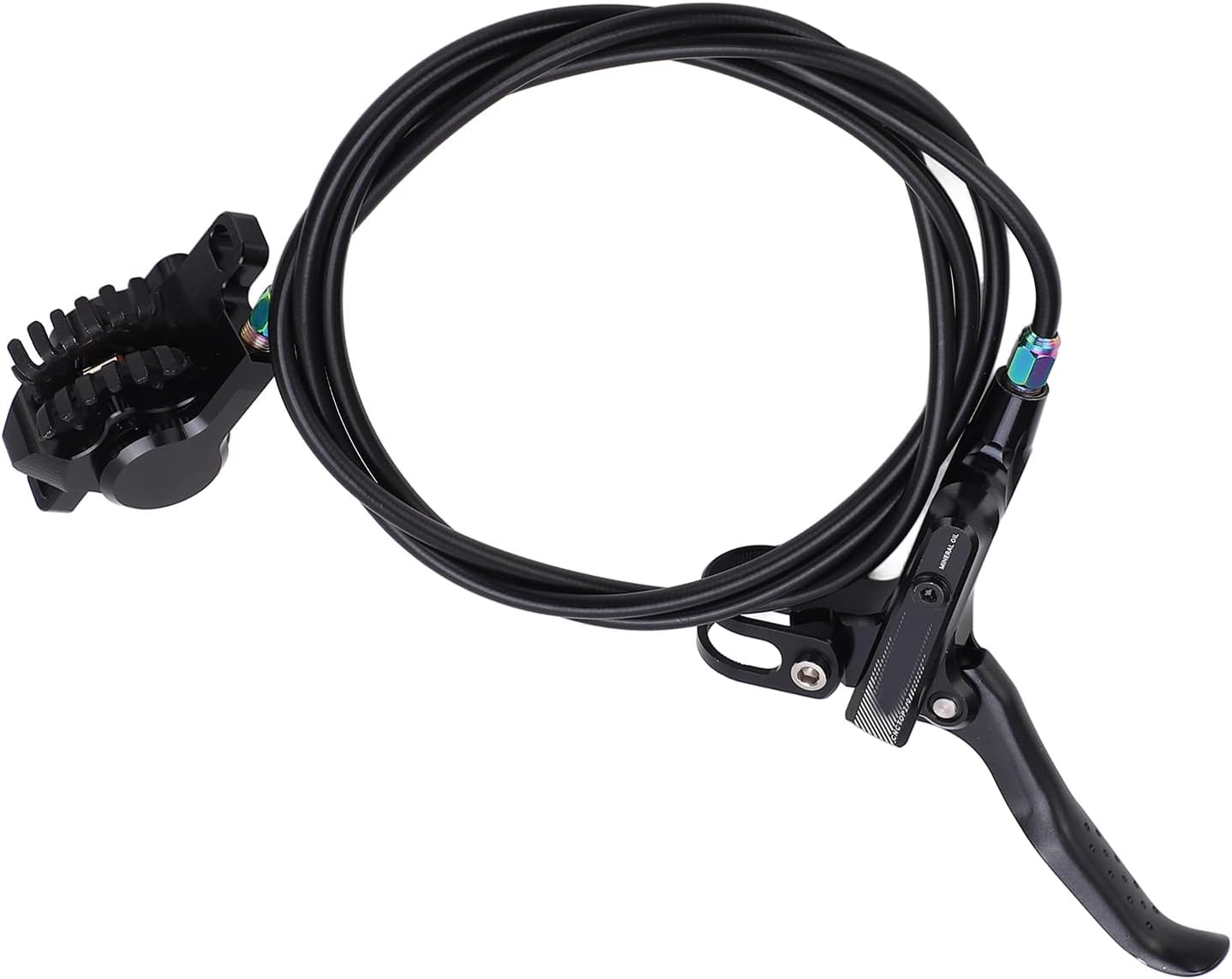 EVTSCAN MEIJUN Bike Rear Oil Disc Brake 160mm Rotor Caliper Hydraulic Disc Brake Calipers Sensitive Control HIGH Performance for Various Bikes Aluminum Alloy