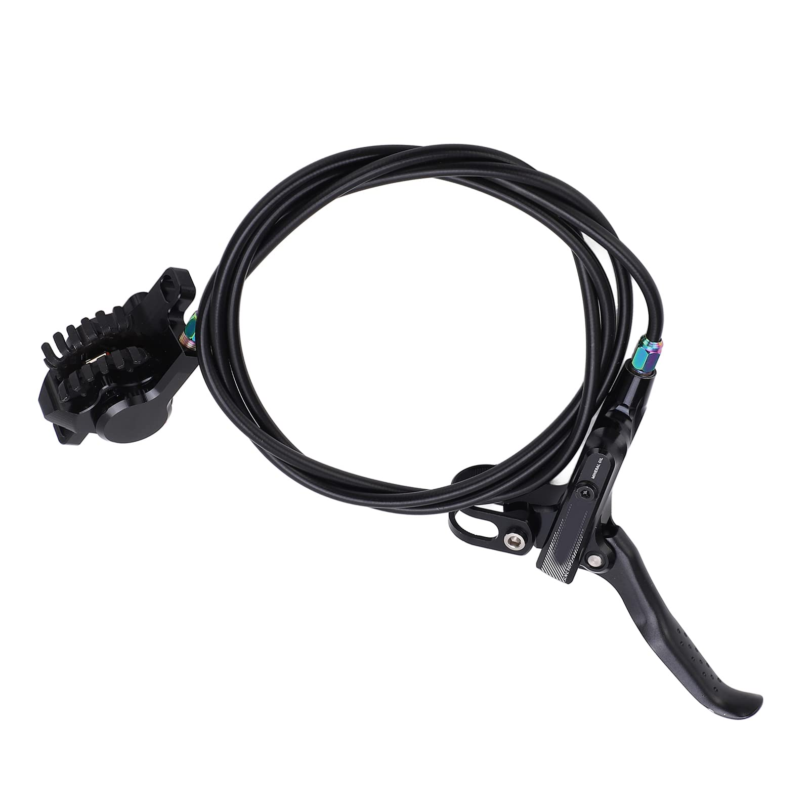 Étrier de frein à disque hydraulique arrière de vélo, étrier de Rotor de 160mm (Noire)