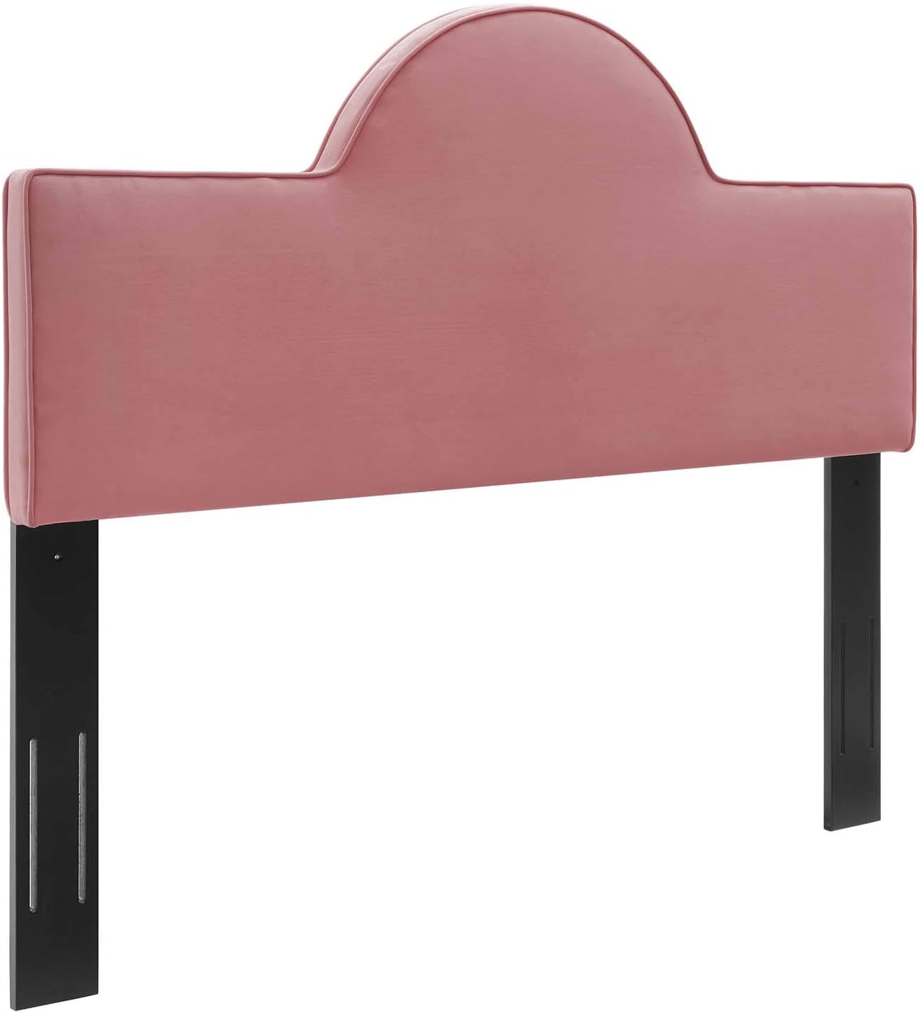 Modway MOD-6302-DUS Dawn Twin Performance Velvet Headboard, Dusty Rose