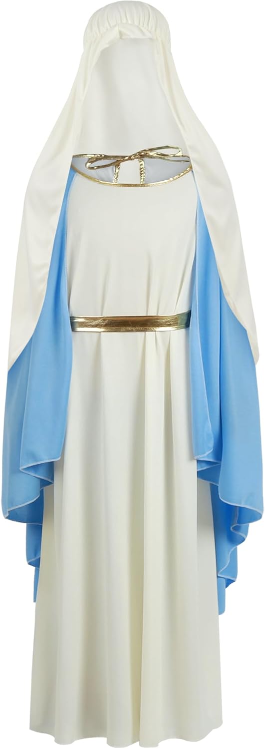 HOMELEX Mary Costume Dress Girls Halloween Cosplay Outfit - Image 5