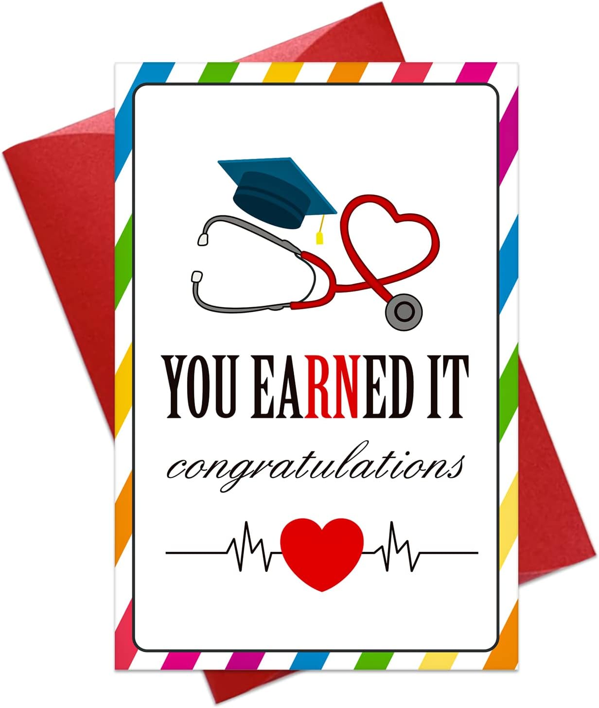 Simple Elegant Greeting Card Hallmark Graduation Card - Simple Congrats For High School, College & Nursing Grads Grad Card Simple Elegant Greeting Card Hallmark Graduation Card - Simple Congrats For High School, College & Nursing Grads Grad Card