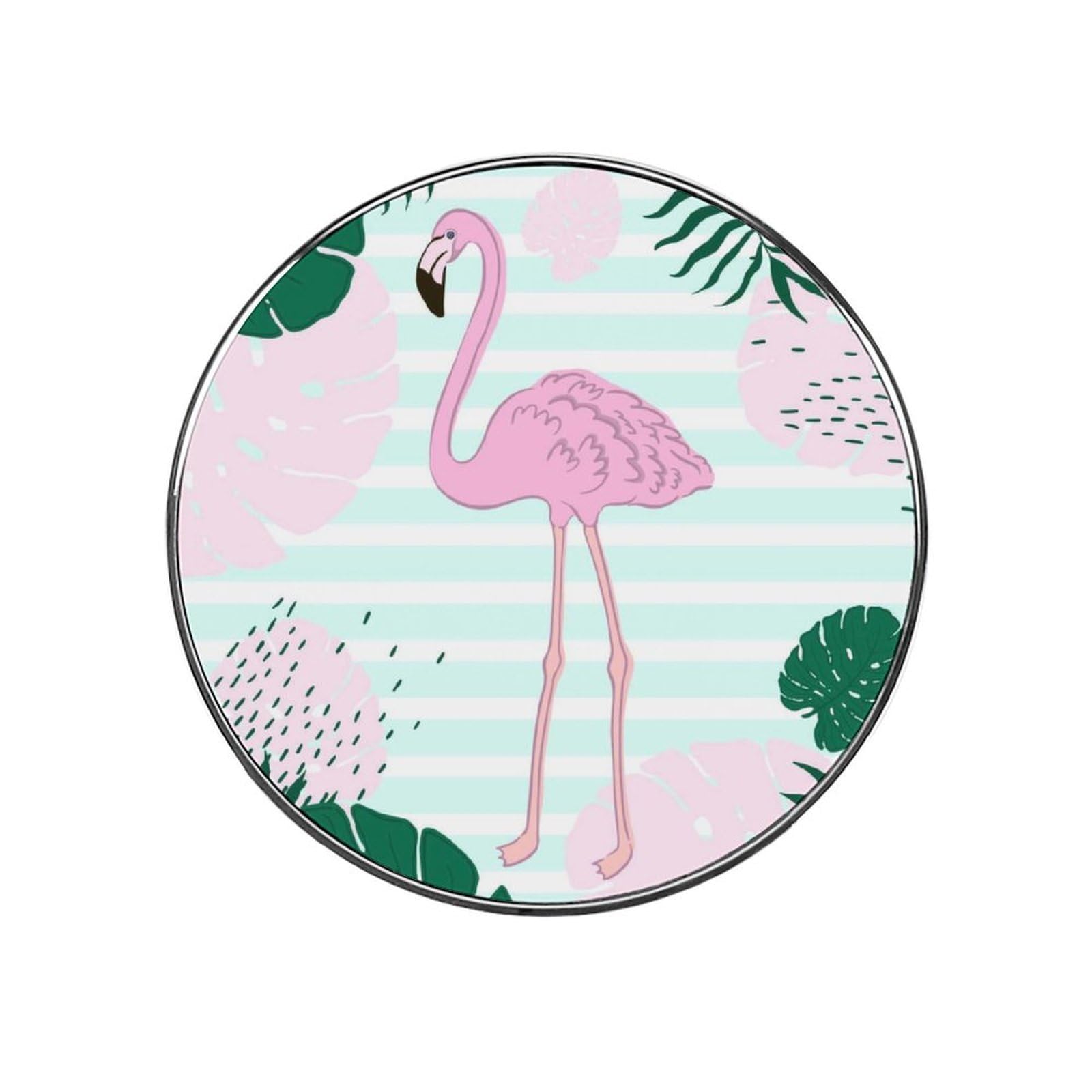 Pink Flamingo Alloy Fridge Magnet For Office Cabinet Refrigerator Whiteboard Photo