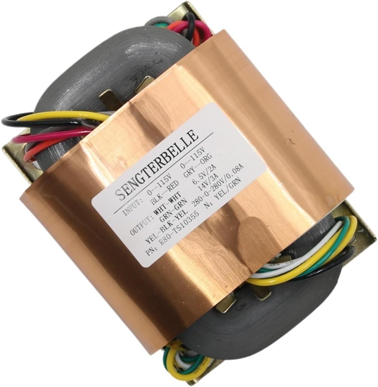 R80-TS10355 100W HiFi R Core 280V*2+14V+6.5V for ARC Audio Tube Preamp Power Supply