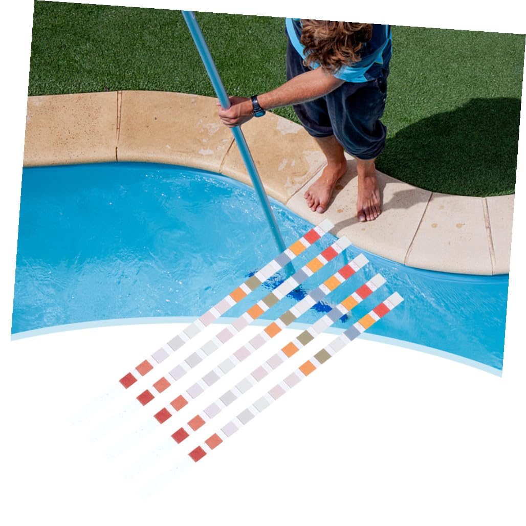 3 Sätze Wasserteststreifen Für Pool Und Trinkwasser Ph Chlor Härte Alkalinität Mit Praktischer Aufbewahrungsflasche Für Präzise Ergebnisse 50 Stück * 3