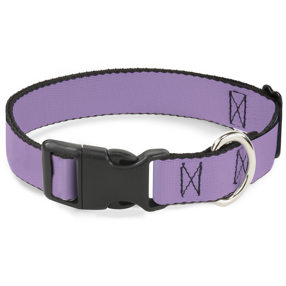 Collier clip plastique lavande Buckle Down pour balades et randonnees canines