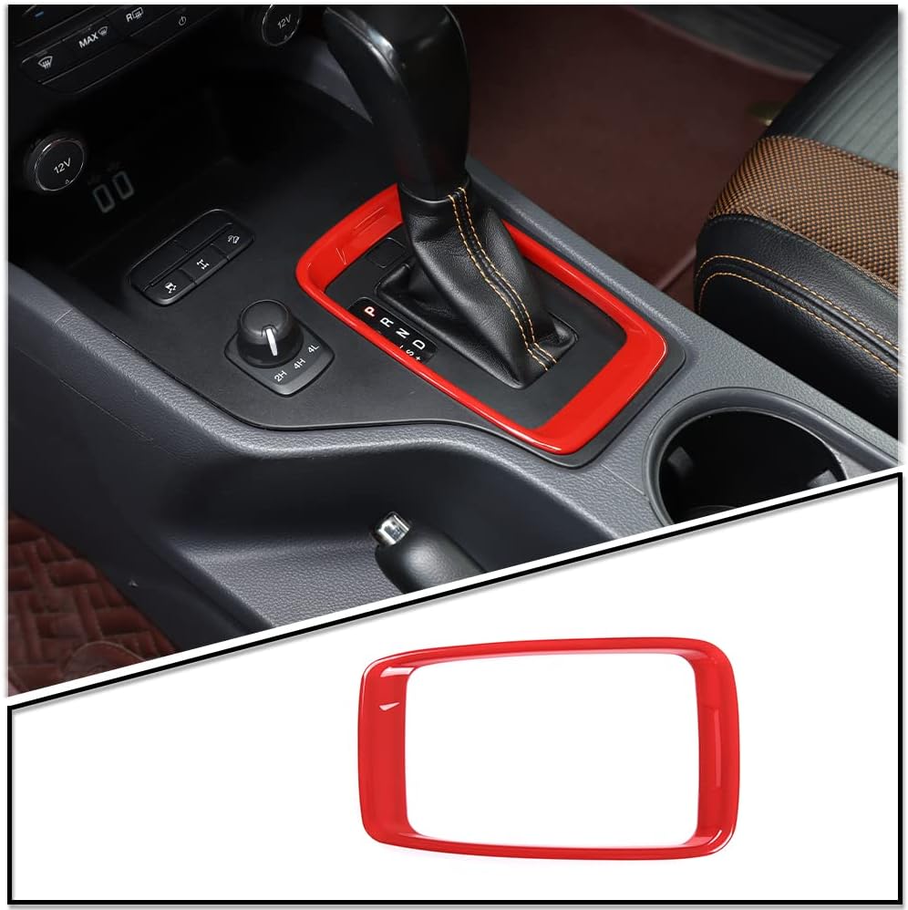 LLKUANG ABS Gear Shift Panel Decoration Cover Trim Stickers Car Interior Accessories for Ford Ranger 2015 2016 2017 2018 2019 2020 2021