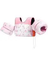HeySplash Swim Vest for Kids, Toddler Pool Floaties Fit 22-30-40-50-60-66 Lbs, Children Puddle Swimming Jumper Jacket with Safety Buckle, Water Wing Arm Pool Float for Boat Swim Trainer Boy Girl 3-5-6
