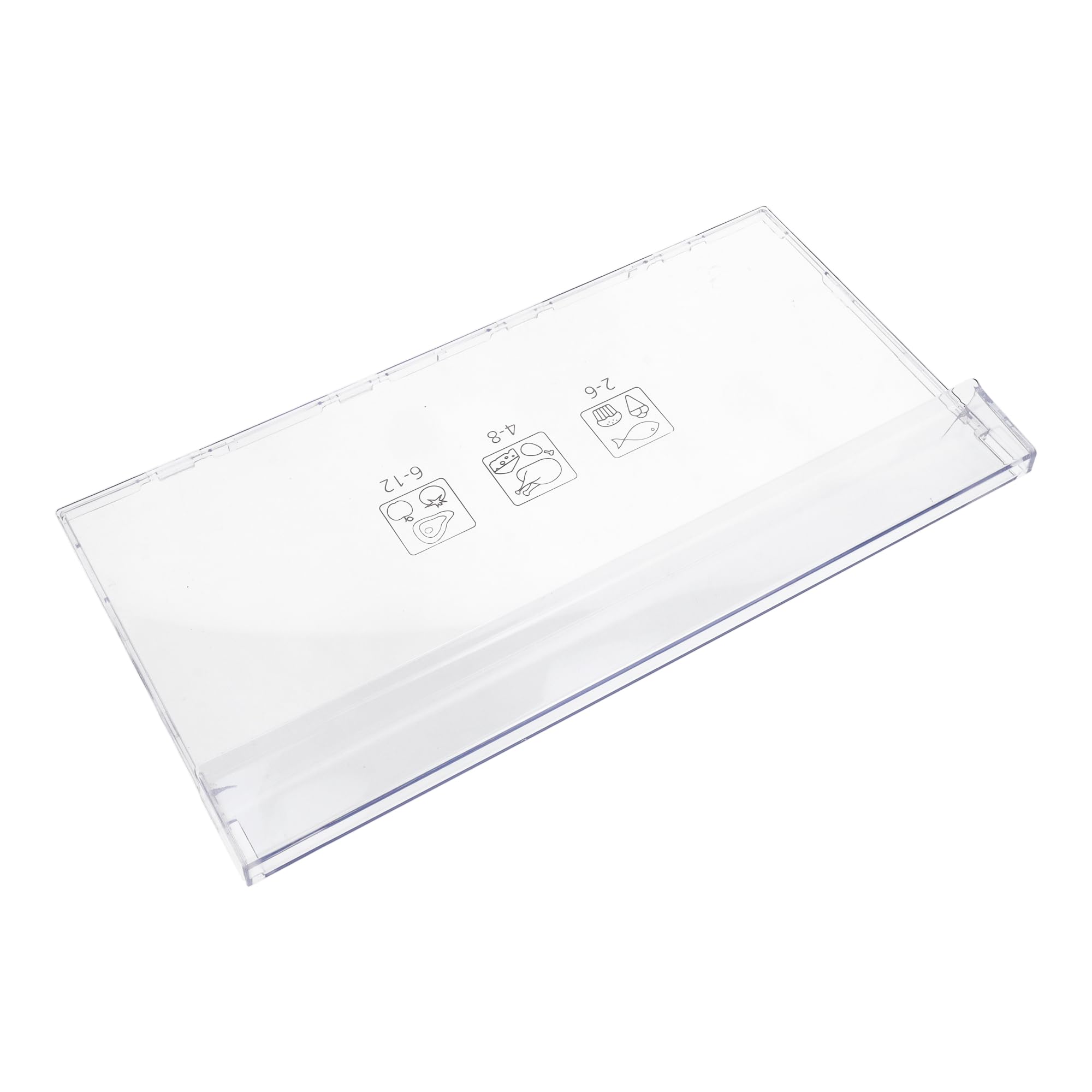 sparefixd Per Beko CXFG1685DW CXFG1685W - Cassetto inferiore per congelatore