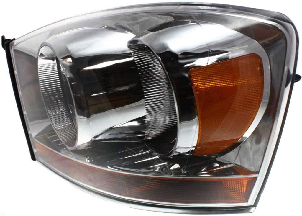 CarLights360 For 2006 Dodge Pickup Headlight Driver and Passenger Side DOT Certified Bulbs Included CH2518114 CH2519114 - Replaces 55077795AD, 55077794AD ;R1500 mega cab/R2500/R3500