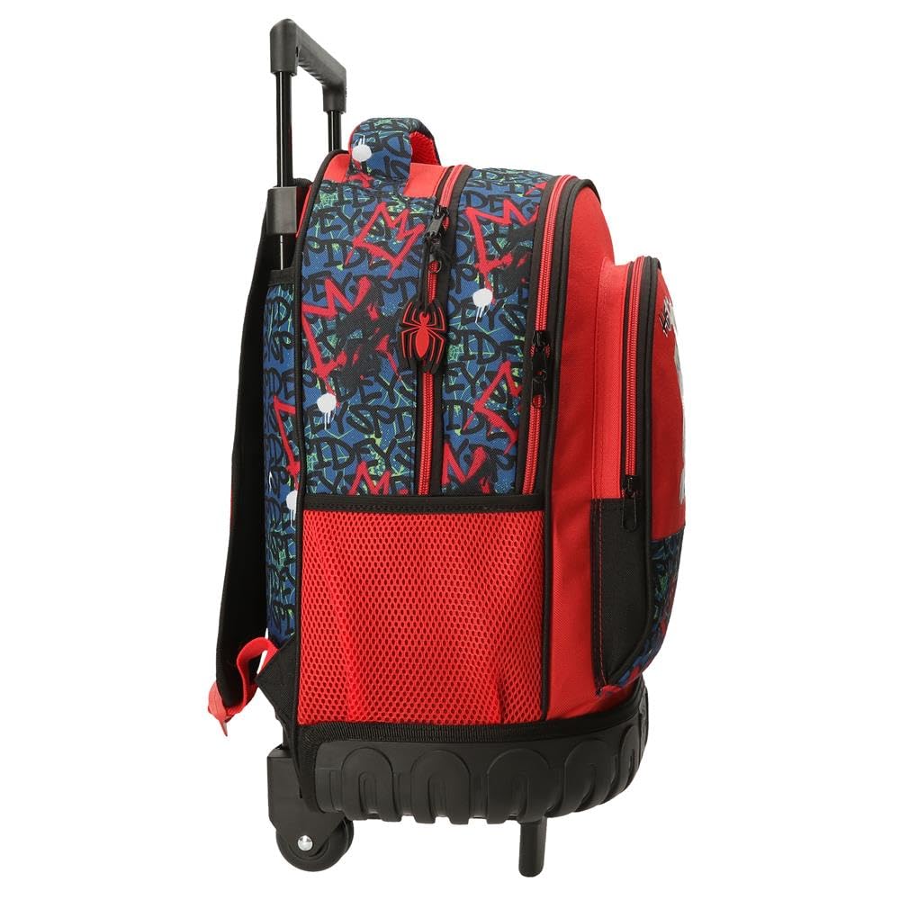Disney Spiderman Urban Equipaje- Bolsa de Mensajero, Niños, Rojo