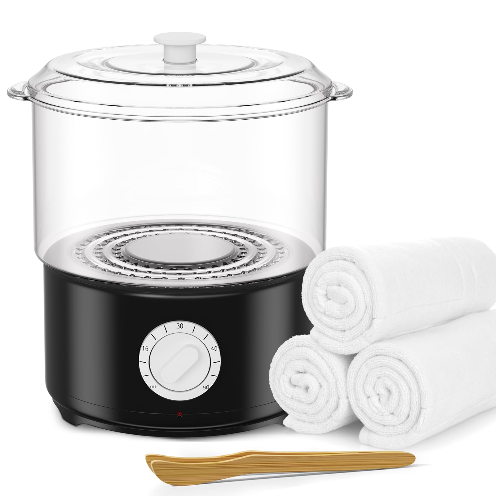Sunowl Scaldasalviette Elettrico, Scalda Salviette con Clip Riscaldamento Rapido a 202 F in 10 Minuti, Scalda Asciugamani per Spa/Viso/Uso Domestico