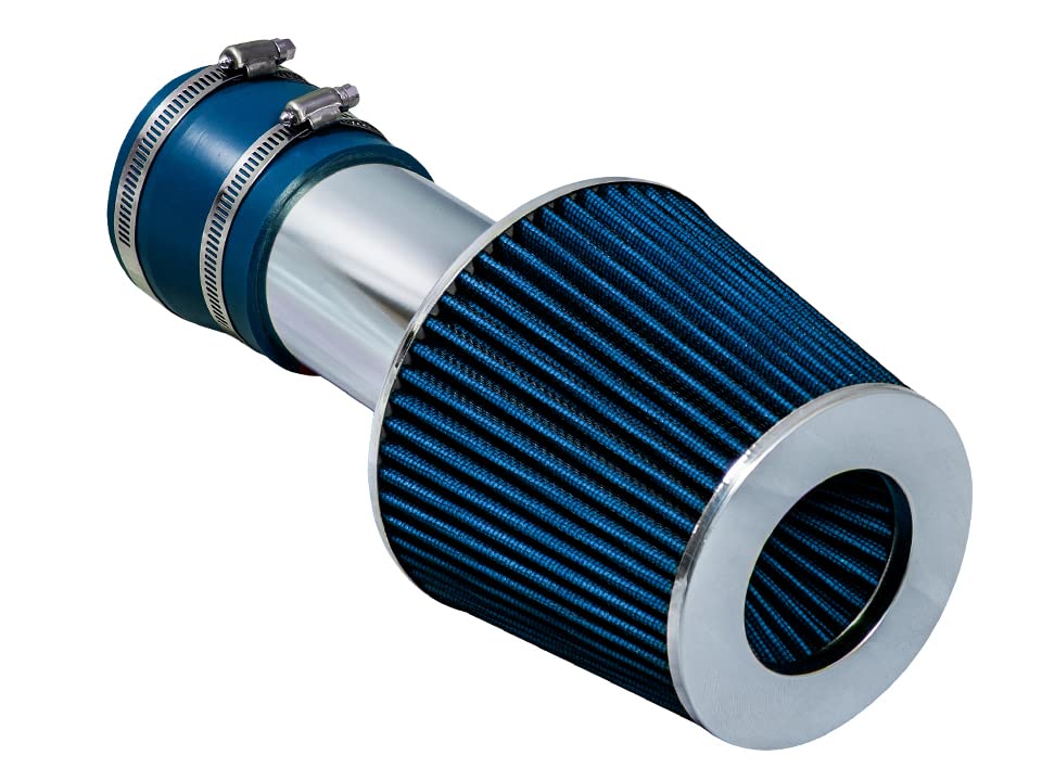 Rtunes Racing Short Ram Air Intake Kit + Filter Combo BLUE Compatible For 00-05 Chevy Monte Carlo / 00-05 Chevy Impala / 00-03 Pontiac Grand Prix 3.1L V6 …