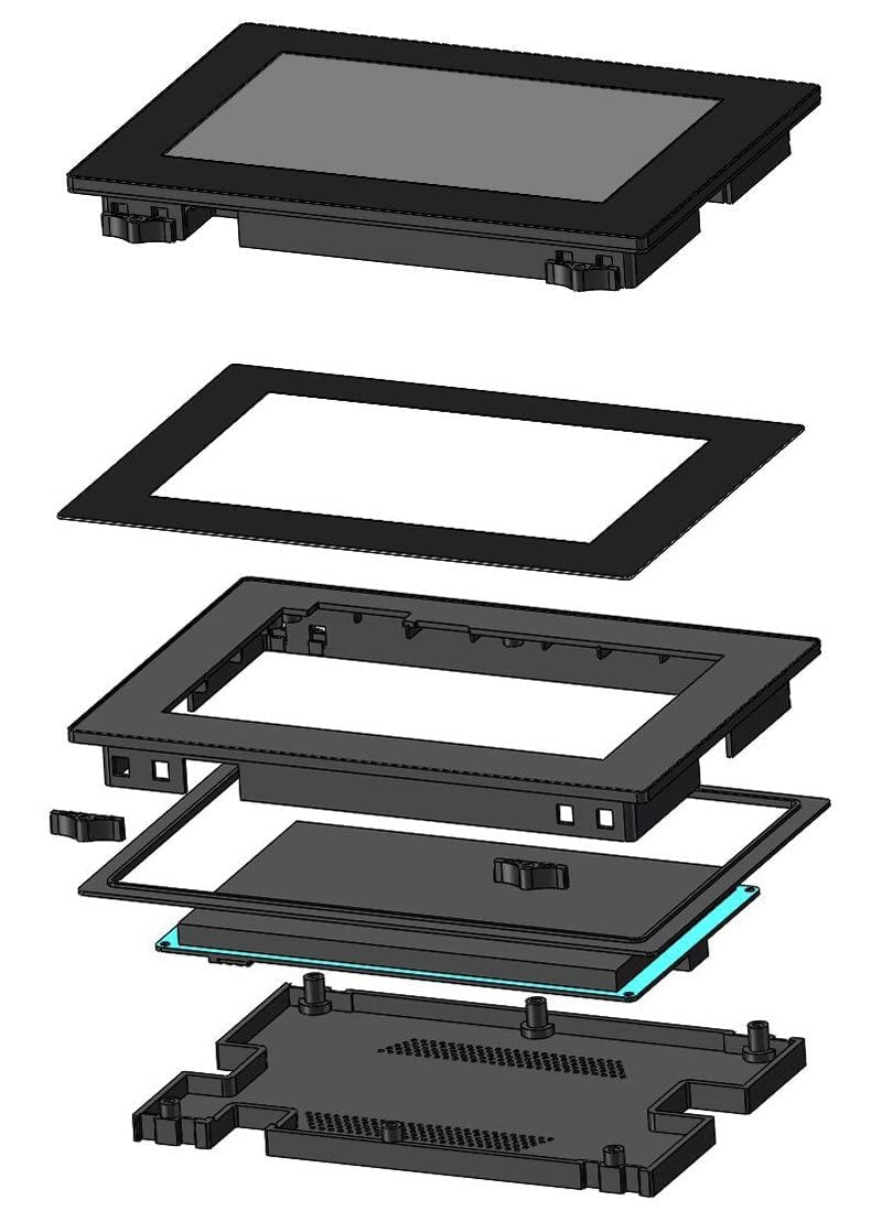 7.0" Nextion Enhanced HMI USART UART Seriale LCD TFT Modulo di visualizzazione Capacitivo Pannello Multi-Touch con Allegato
