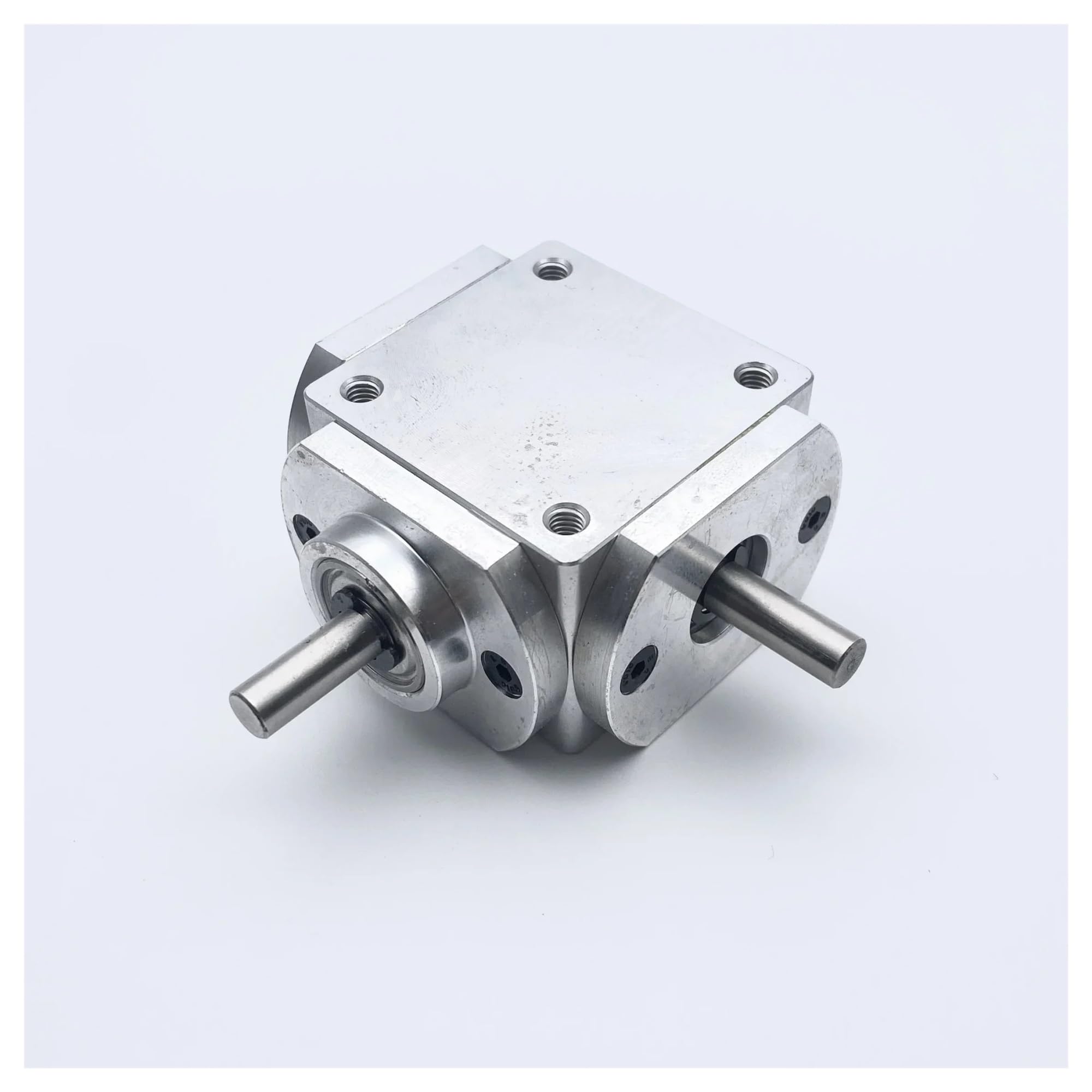 1:1 Przekładnia 6MM 8MM 1M 20T Komutator Kątowa Przekładnia Stożkowa Zębata Reduktorowa Moduł DIY(WHITE,6MM shaft diameter)