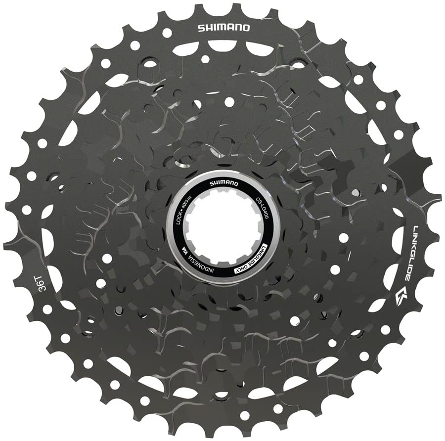 SHIMANO CUES CS-LG400-9 Cassette - 9-Speed, 11-36t, Black
