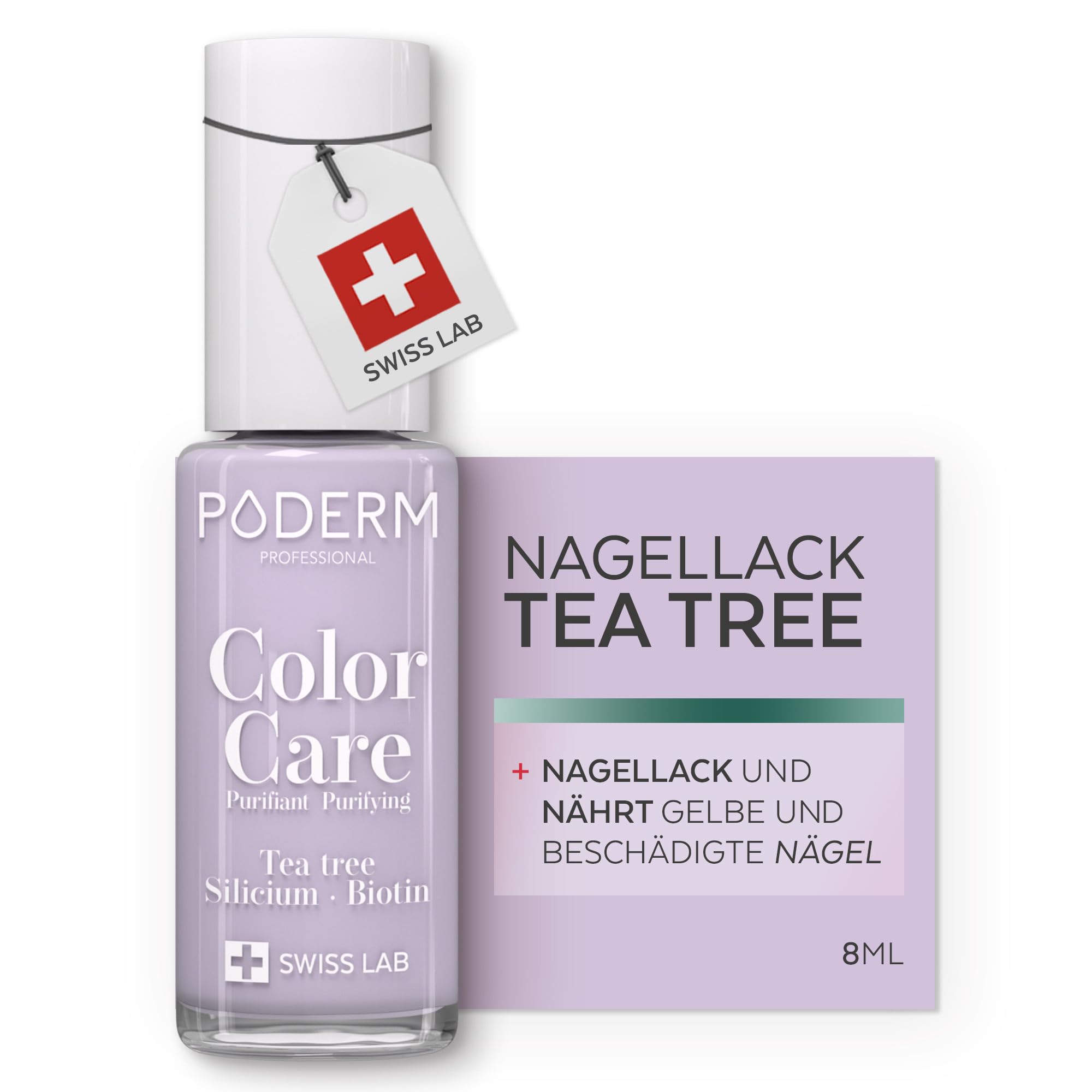 PODERM - HAUTRISSE UND HORNHAUT - Repariert und beruhigt Risse/Nährt und erweicht Hornhaut - INTENSIVE NACHTPFLEGE 8H - 100% natürliche Inhaltsstoffe - Fußpflege - Swiss Made
