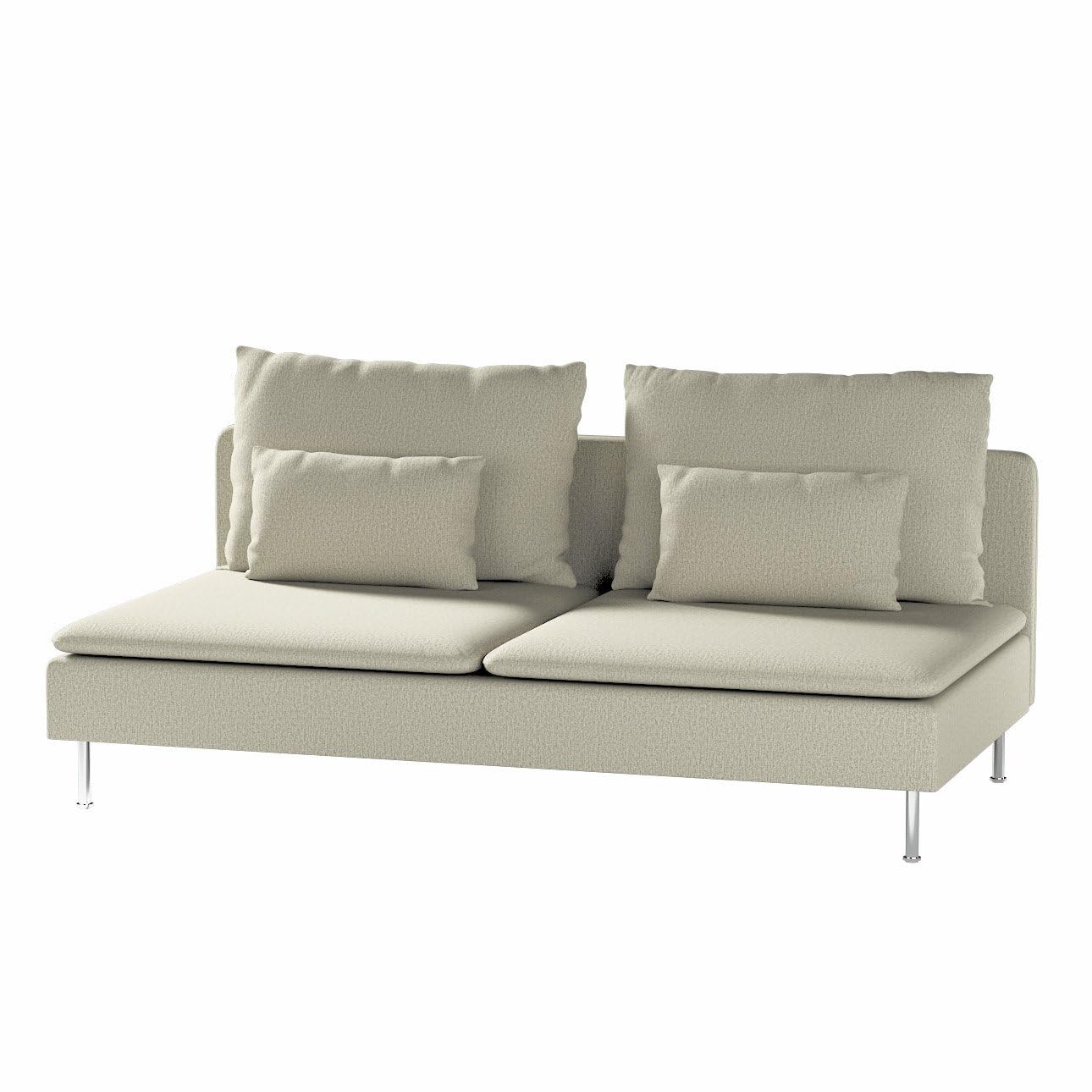 Dekoria Lot de 3 housses de rechange pour siège Söderhamn - Pour modèle Söderhamm - Beige