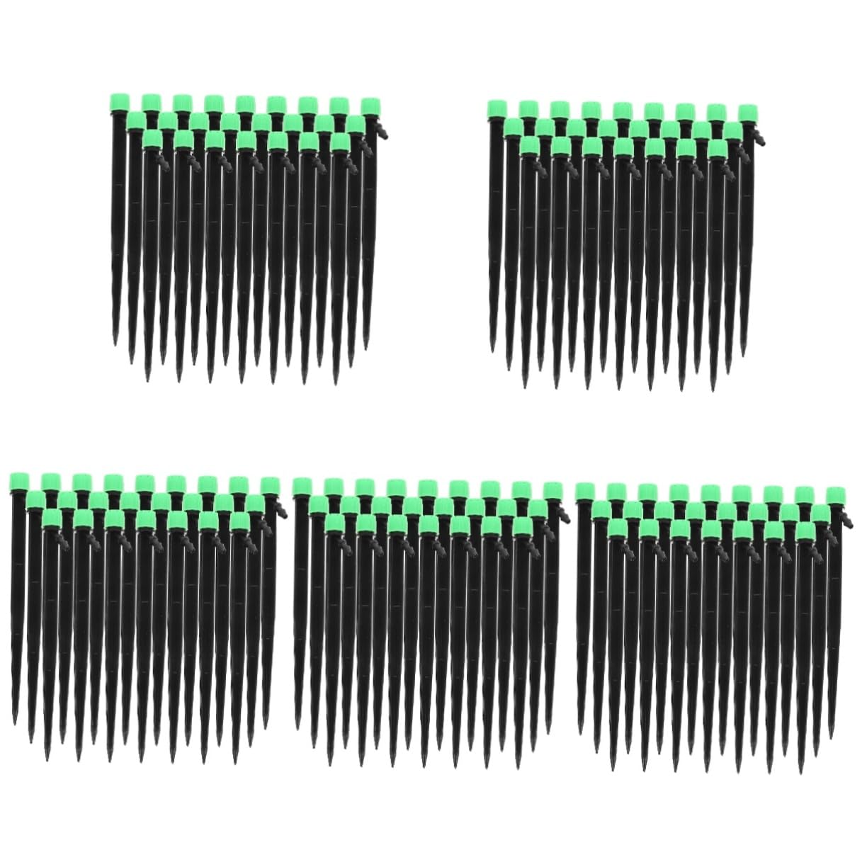 YARNOW 5 Set Di Ugelli Di Irrigazione Regolabili Irrigatori A Goccia Picchetti Per Irrigazione A Goccia Gocciolatori Per Uso A Bassa Pressione 50 Pezzi*5